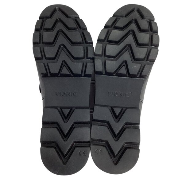 Vionic Kensley Womens 8.5 Black Leather Loafers Comfortable Slip-On NWOT - Picture 6 of 9